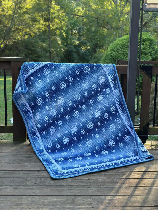 Lacyflakes Overlay Mosaic Crochet Decor Pattern Pack (Blanket, Pillow, and Table Runner)