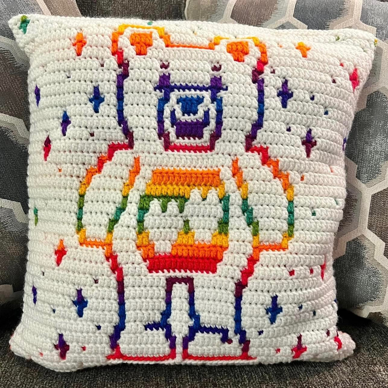 Teddy Bear Parade Overlay Mozaïek Haakpatroon