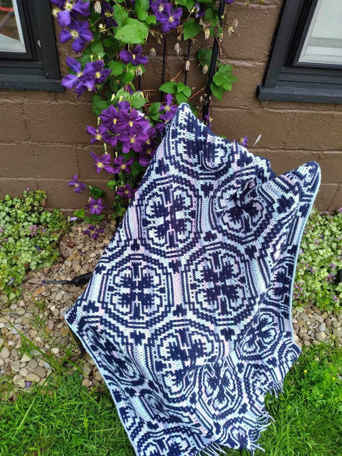 Magnolia Overlay Mozaïek Haakpatroon