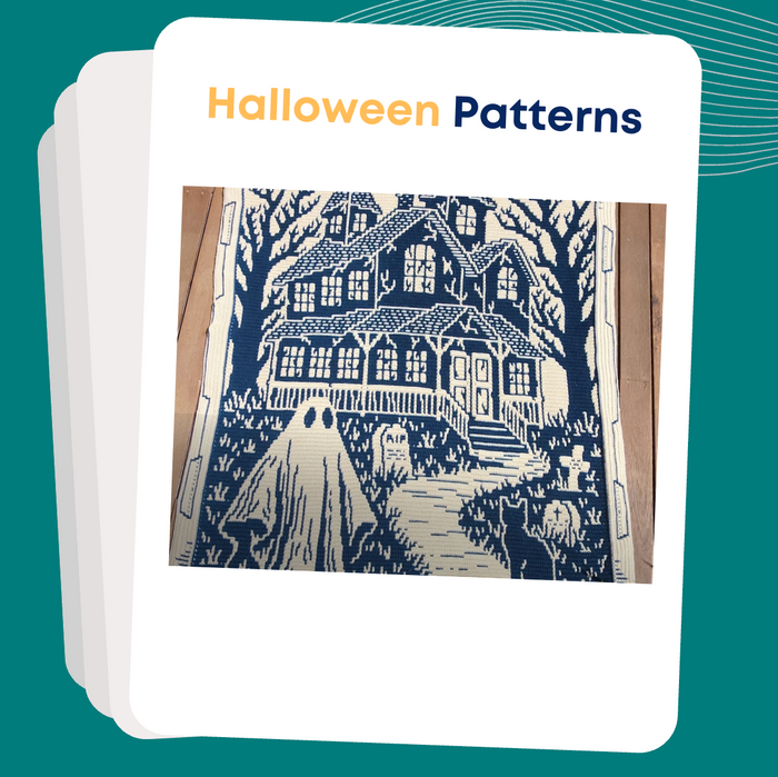 Halloween Overlay Mosaic Crochet Collection | Little Green Feather Crochet