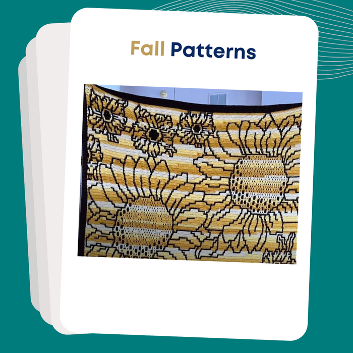 Fall Overlay Mosaic Crochet Collection | Little Green Feather Crochet