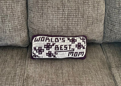 World's Best Neck Pillows Overlay Mosaic Crochet Pattern
