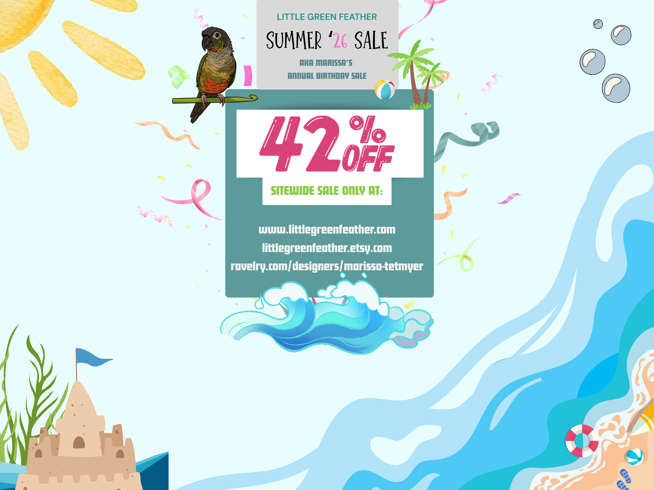 Little Green Feather sale