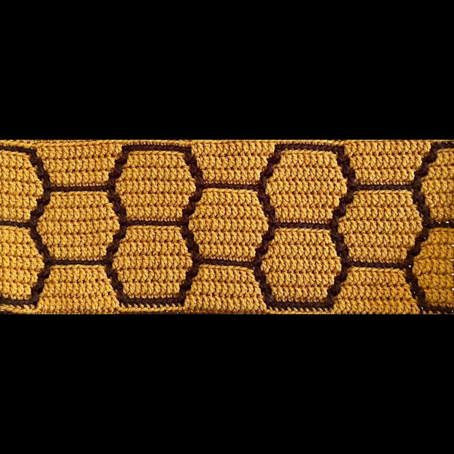 Honeycomb Overlay Mosaic Pattern