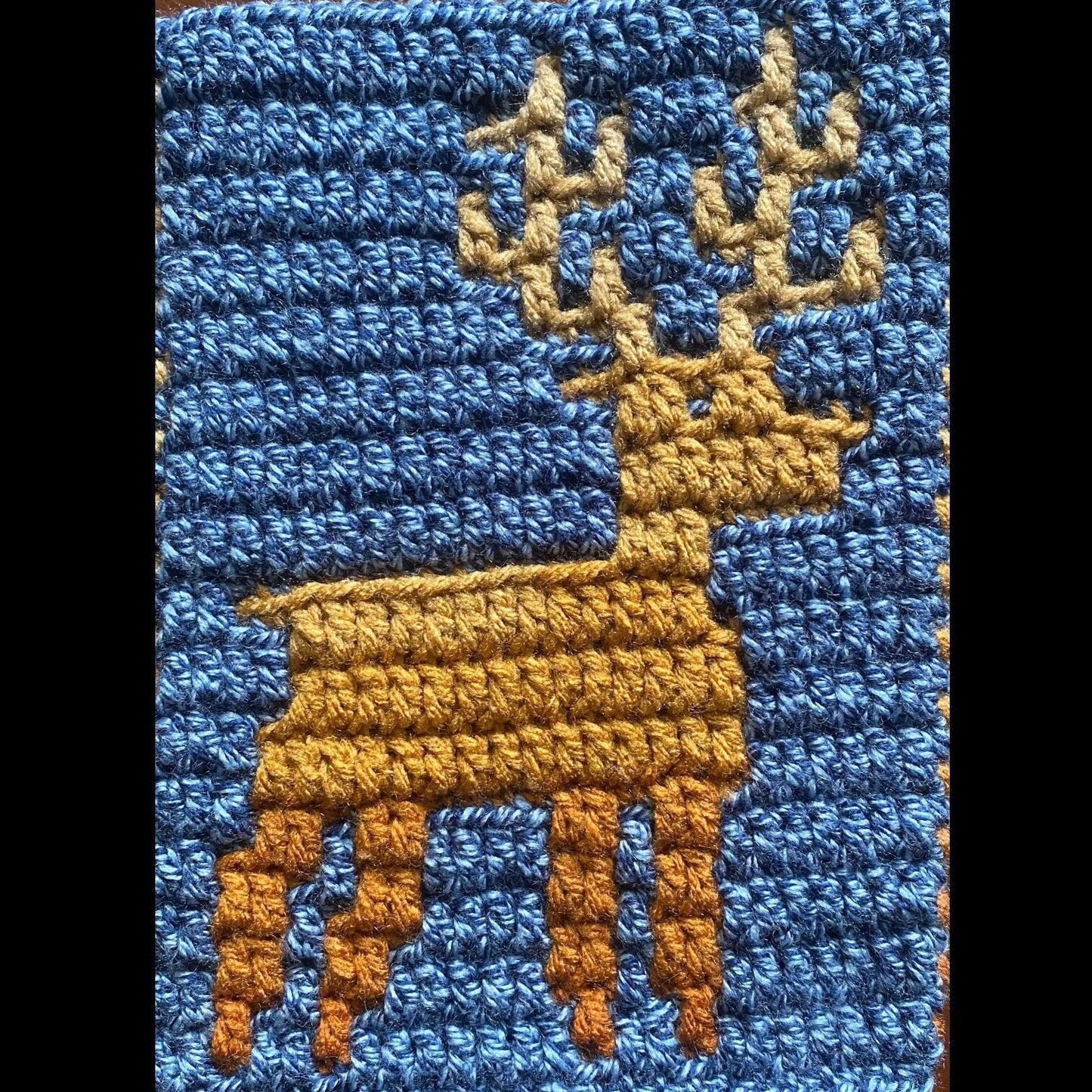 Delightful Deer Overlay Mosaic Crochet Pattern