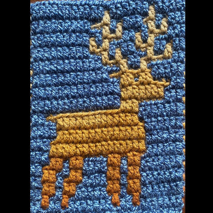 Delightful Deer Overlay Mosaic Crochet Pattern