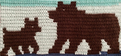 Beary Cute Family Overlay Mosaic Crochet Pattern