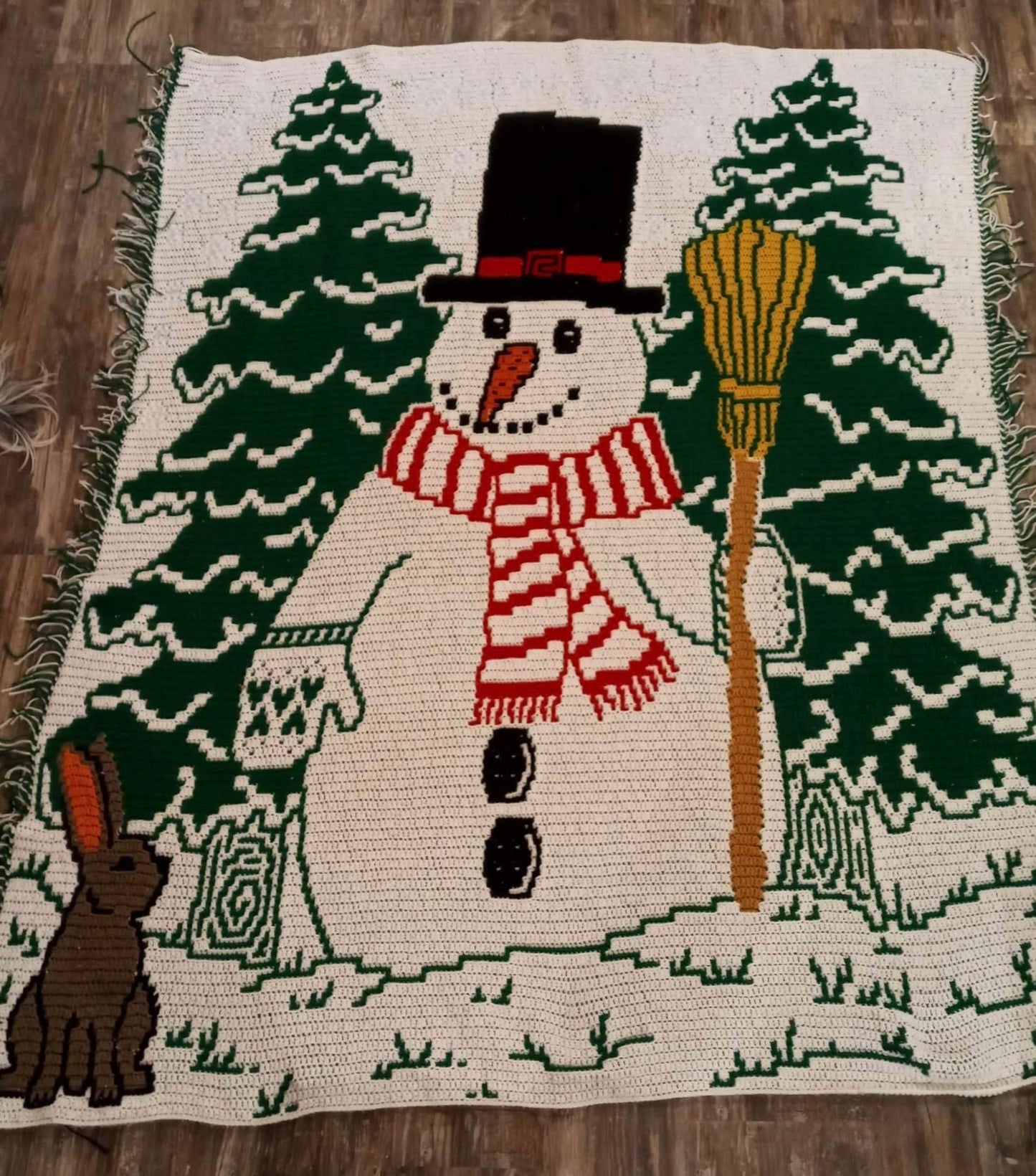 Frosty Friend Overlay Mosaic Crochet Pattern