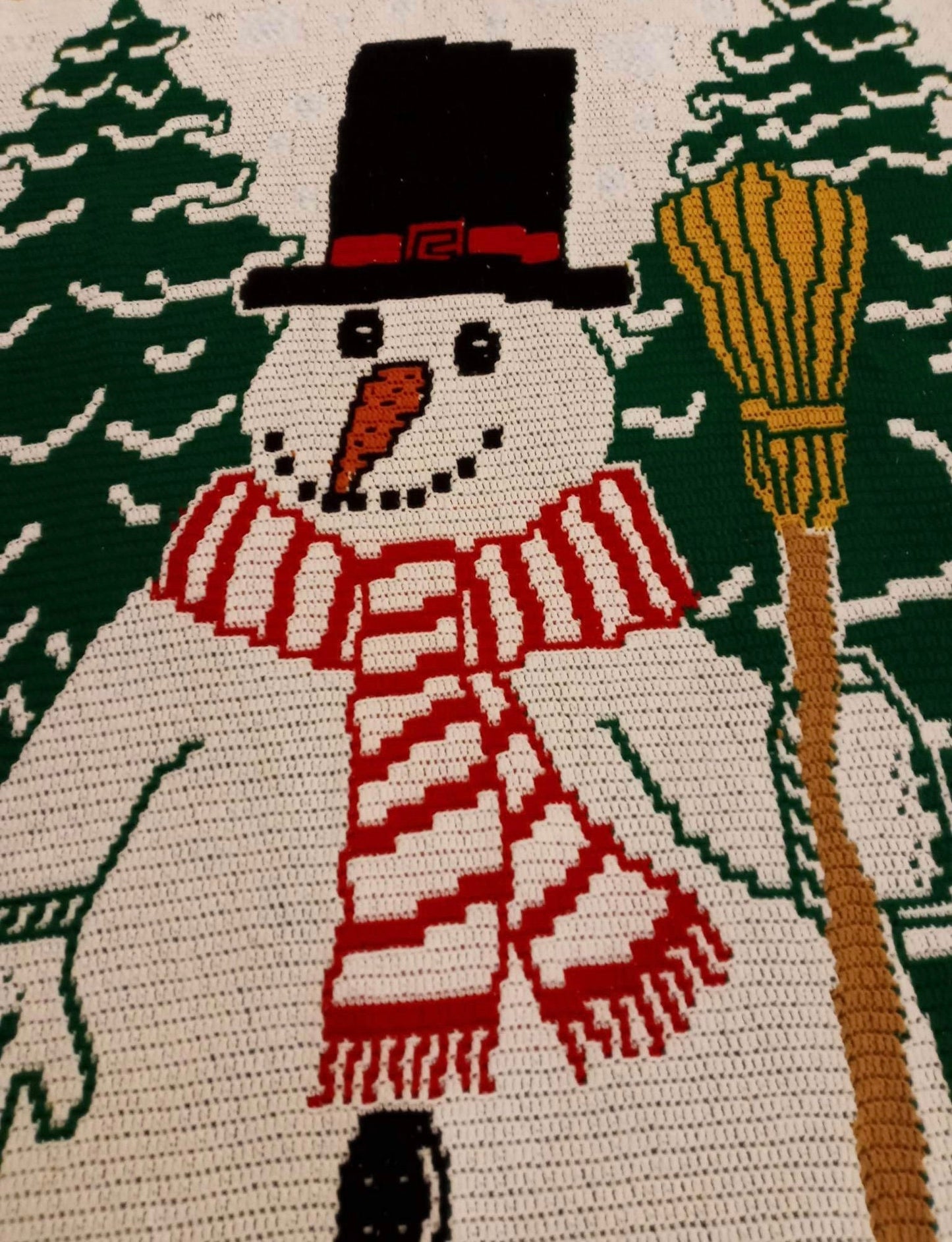 Frosty Friend Overlay Mosaic Crochet Pattern