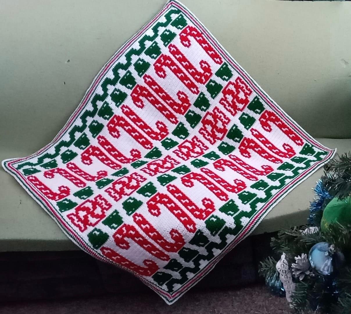 Hard Candy Christmas Overlay Mosaic Crochet Pattern