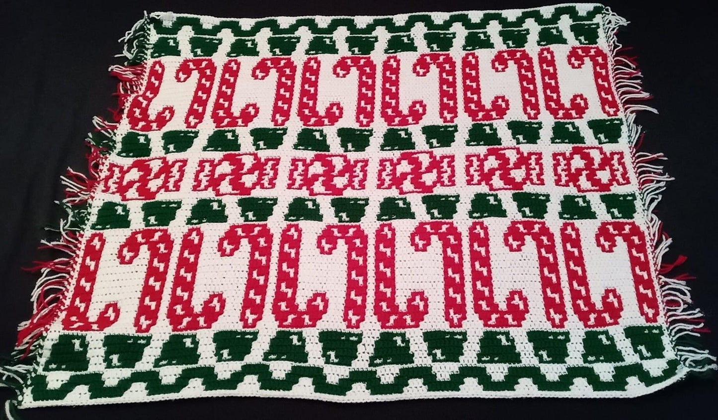 Hard Candy Christmas Overlay Mosaic Crochet Pattern