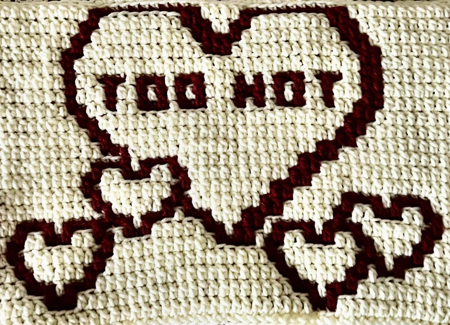 Sweet Talk Hearts Overlay Mosaic Crochet Pattern