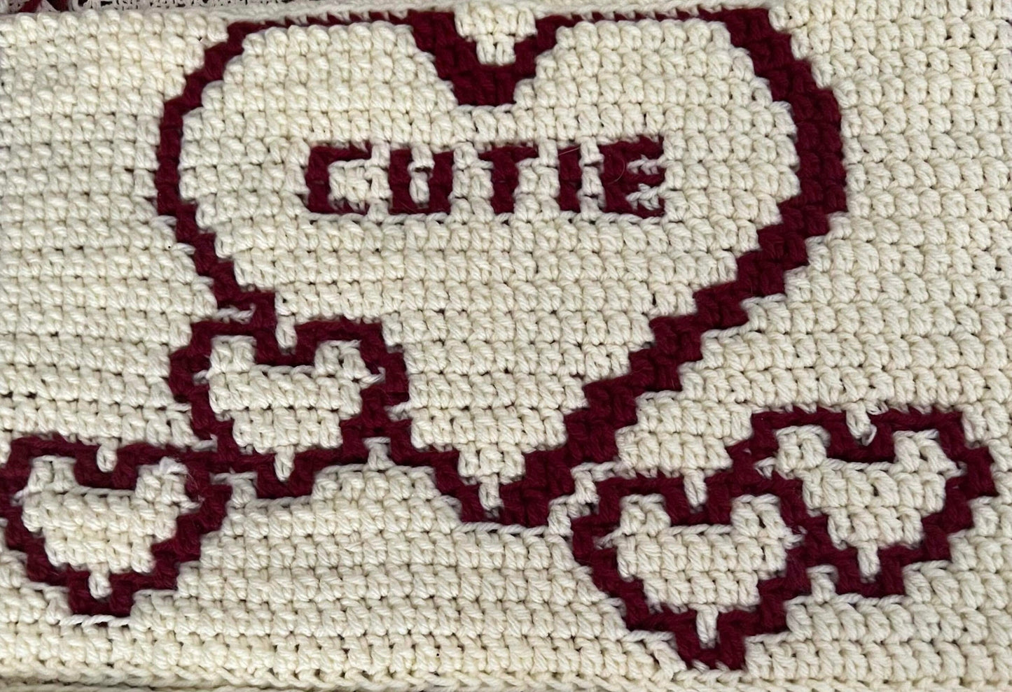 Sweet Talk Hearts Overlay Mosaic Crochet Pattern