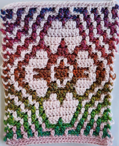 Primrose Paradise Overlay Mosaic Crochet Pattern