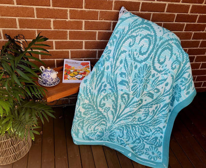 Hidden Hearts Overlay Mosaic Crochet Blanket Pattern
