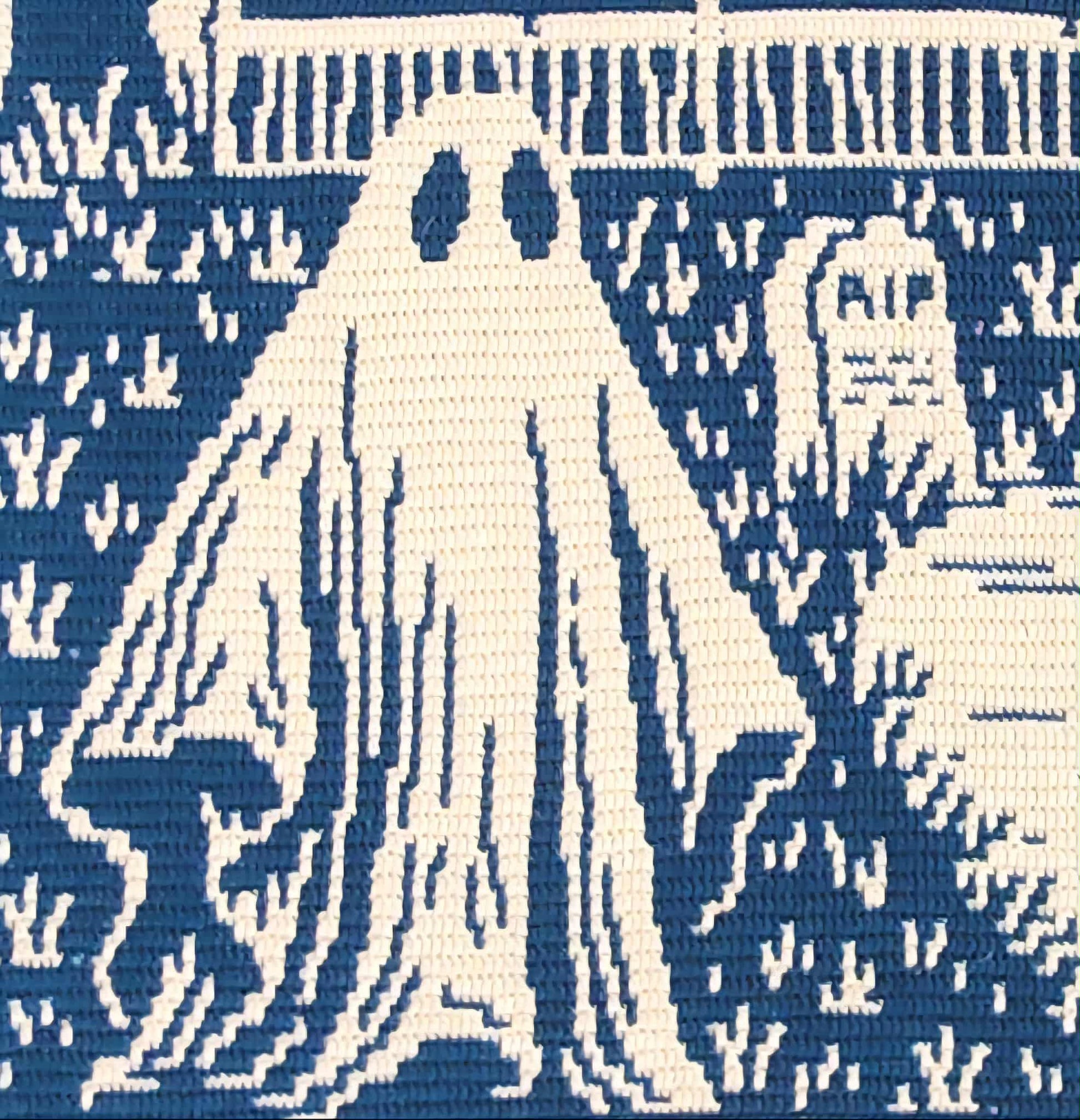 Phantom Manor Overlay Mosaic Crochet Blanket Pattern