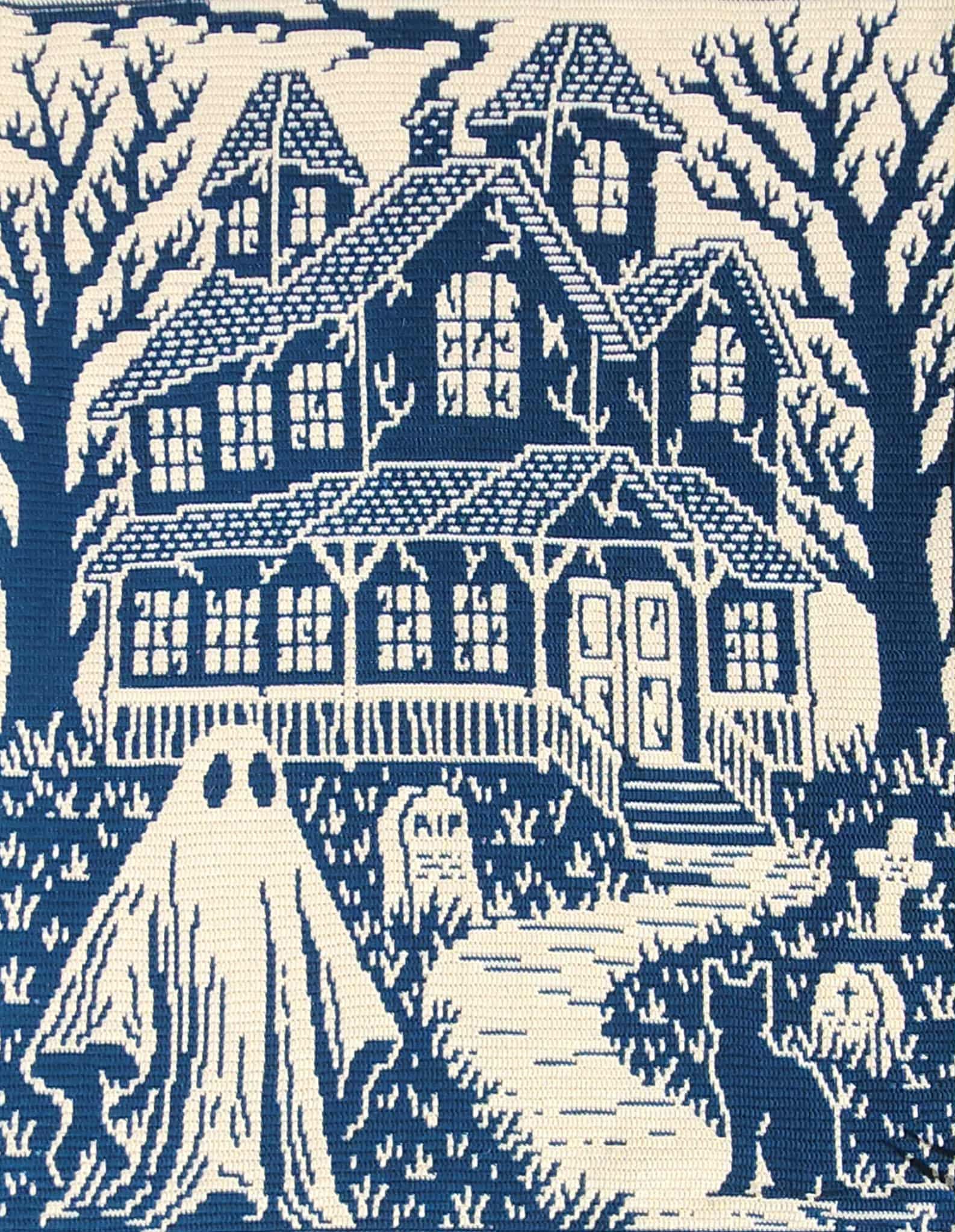 Phantom Manor Overlay Mosaic Crochet Blanket Pattern