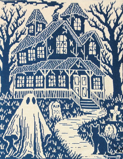 Phantom Manor Overlay Mosaic Crochet Blanket Pattern