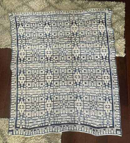 Circuit Garden Overlay Mosaic Crochet Blanket Pattern