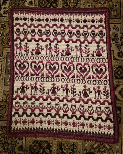 Prairie Hearth Sampler Overlay Mosaic Crochet Digital PDF Pattern