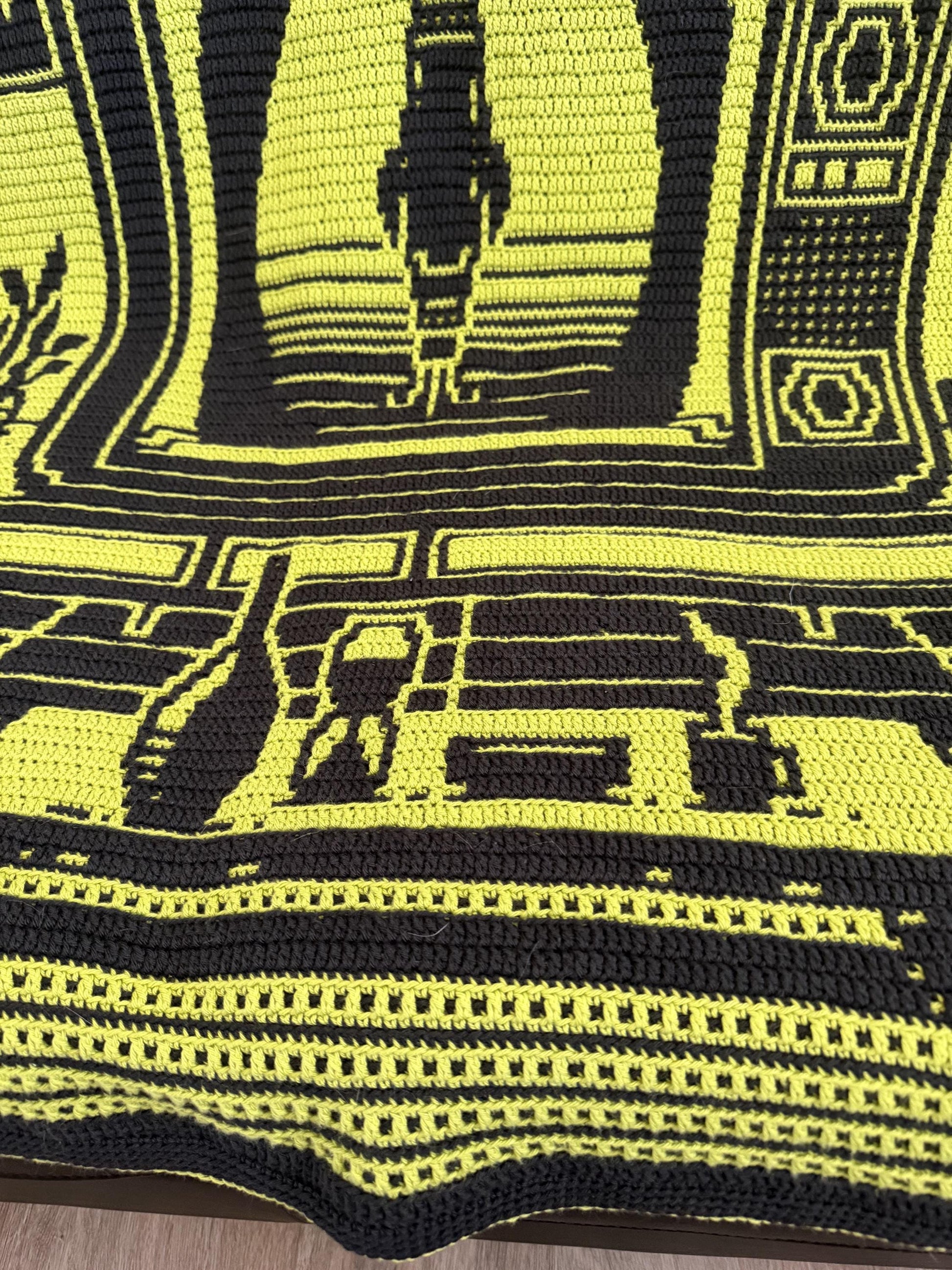 Space Race Hand Drawn Overlay Mosaic Crochet Pattern Instant PDF Download