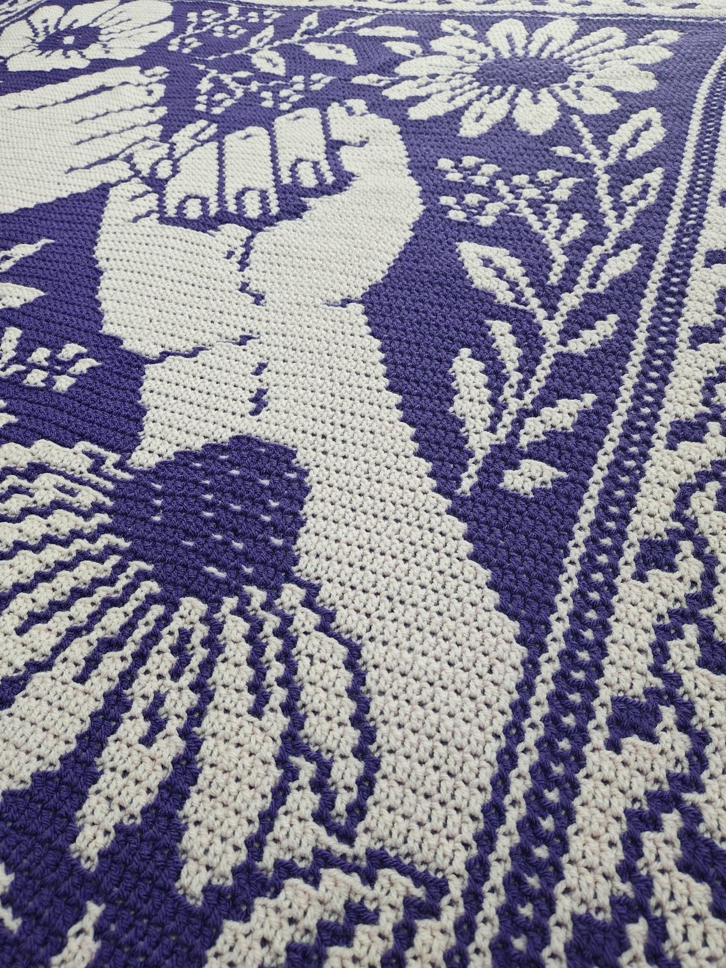 Pinky Promise Hand Drawn Overlay Mosaic Crochet Blanket Pattern Instant PDF Download