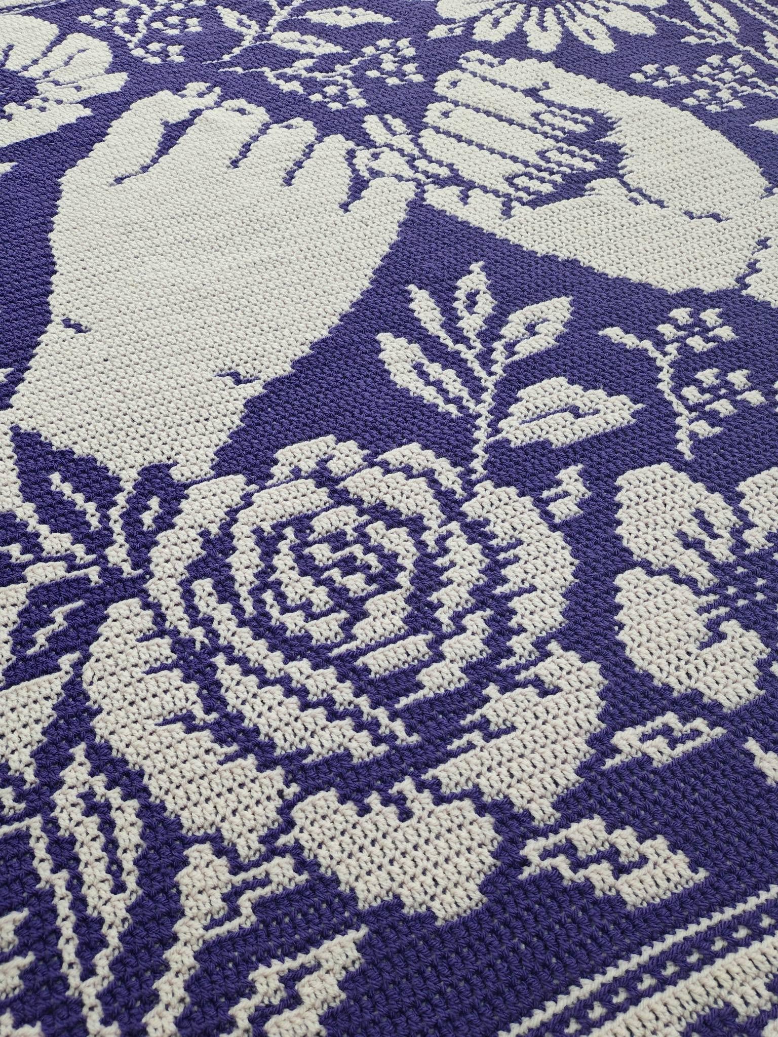 Pinky Promise Hand Drawn Overlay Mosaic Crochet Blanket Pattern Instant PDF Download